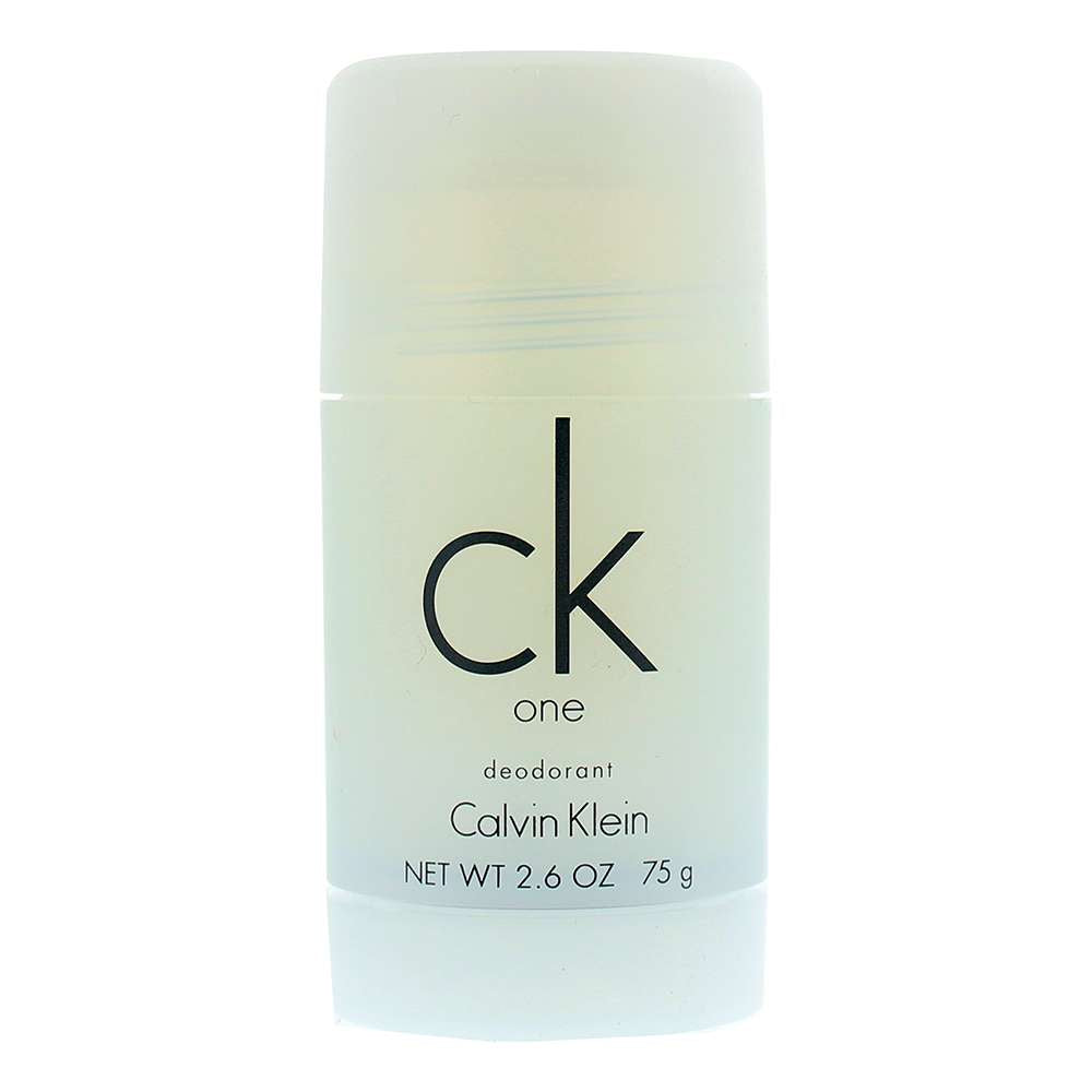 Calvin Klein CK One body care subscription deodorant stick, 2.6 oz for fresh all-day protection.