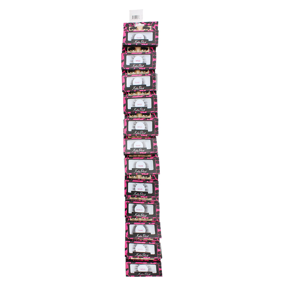 12 x clip strip false eyelashes