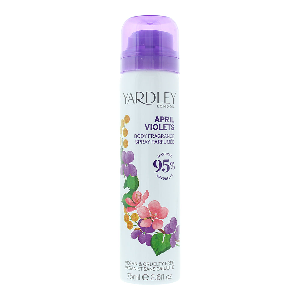 april violets deodorant spray 75ml