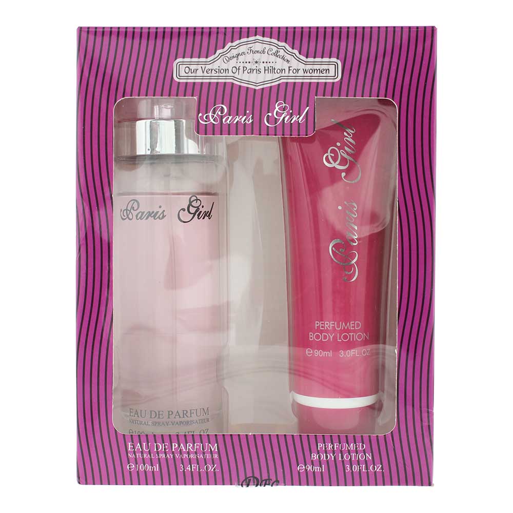paris girl eau de parfum 2 pieces gift set