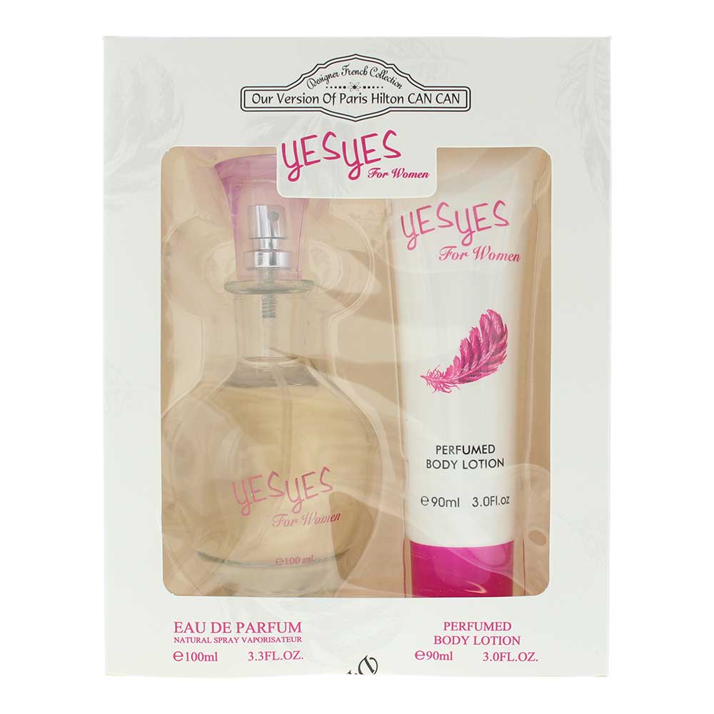yes yes for women eau de parfum 2 pieces gift set