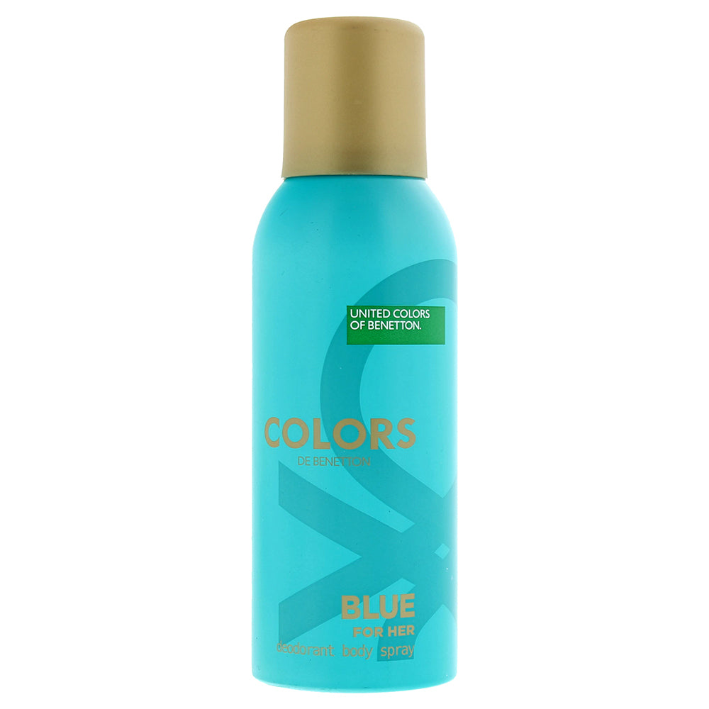 colours de benetton blue deodorant spray 150ml