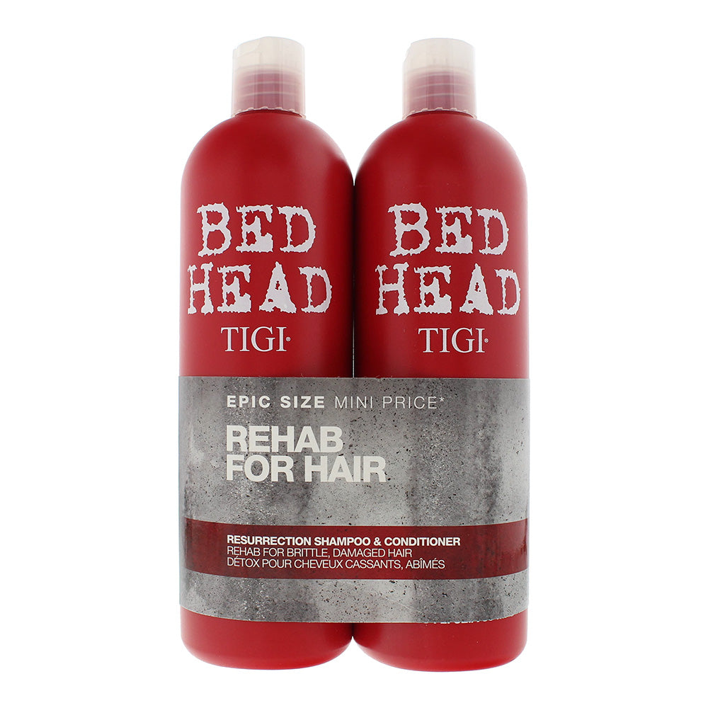 bed head resurrection shampoo conditioner 750ml duo pack