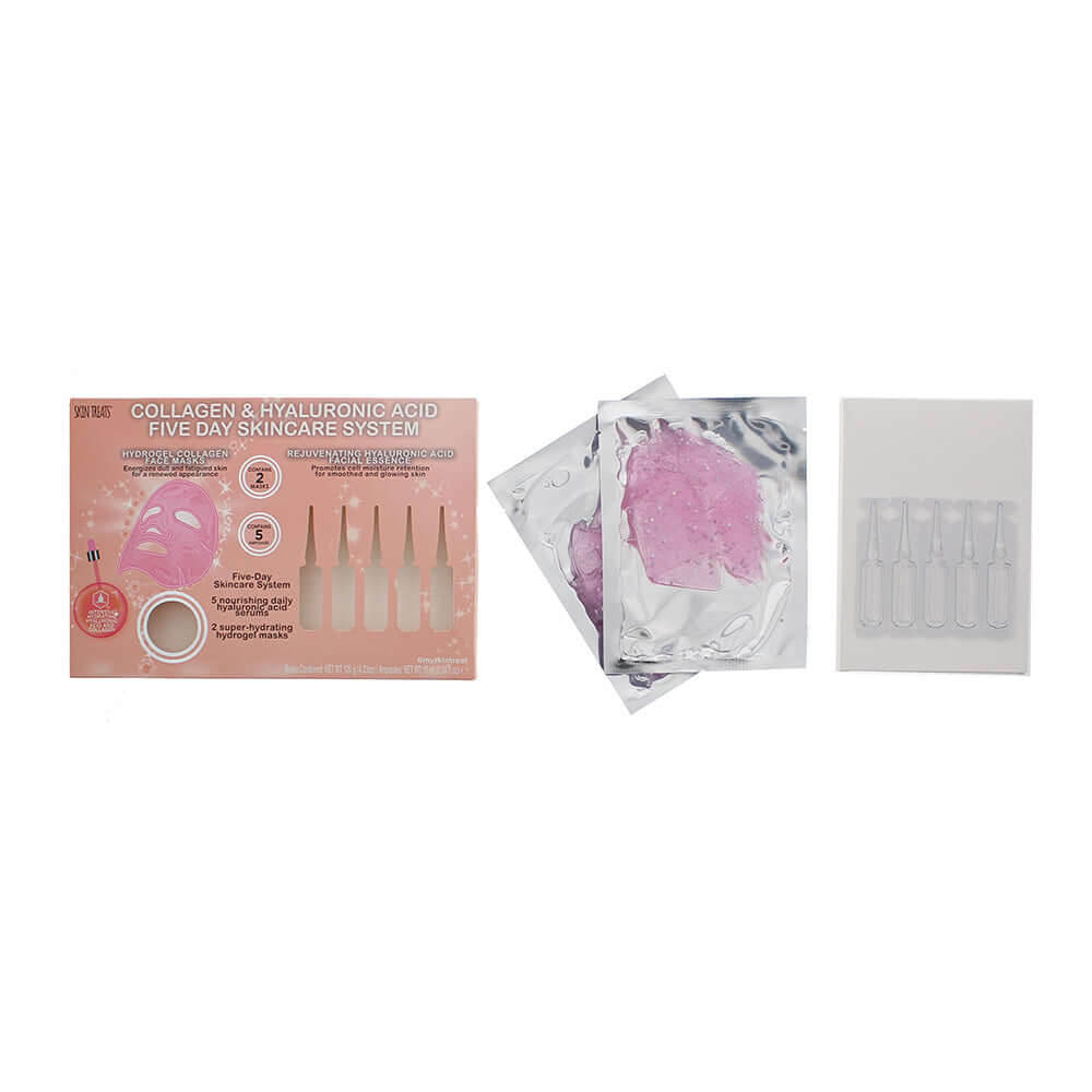 collage glitter hyaluronic acid ampoules 5 day skincare system