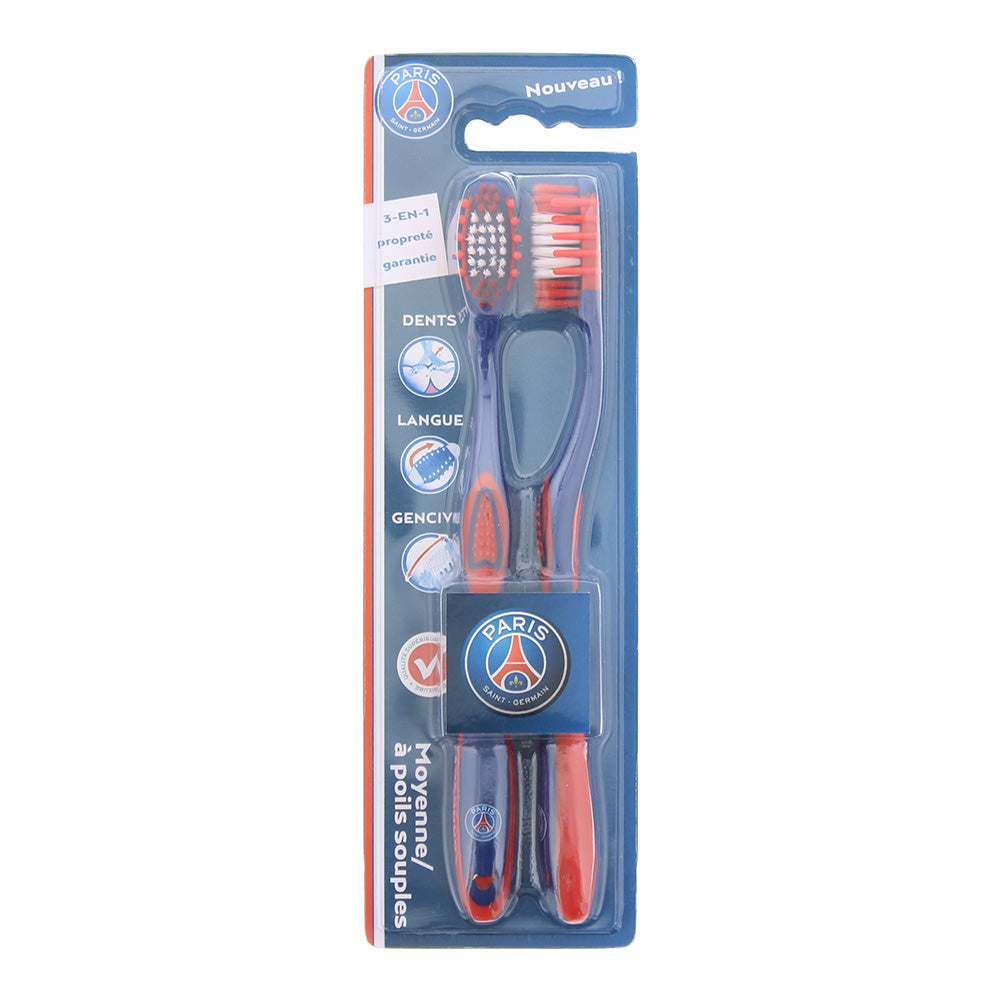 paris saint - germain toothbrush 2pcs