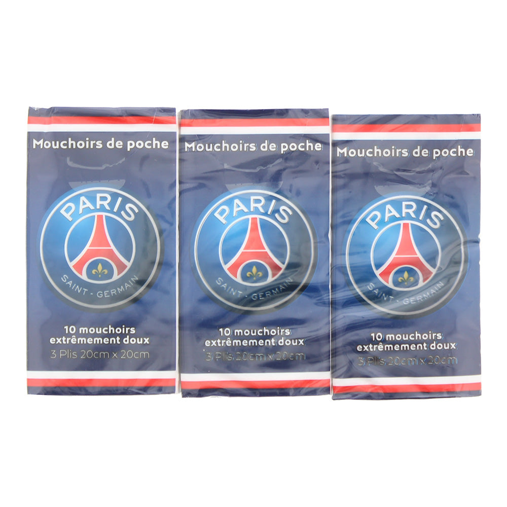 paris saint - germain tissues 6 pack