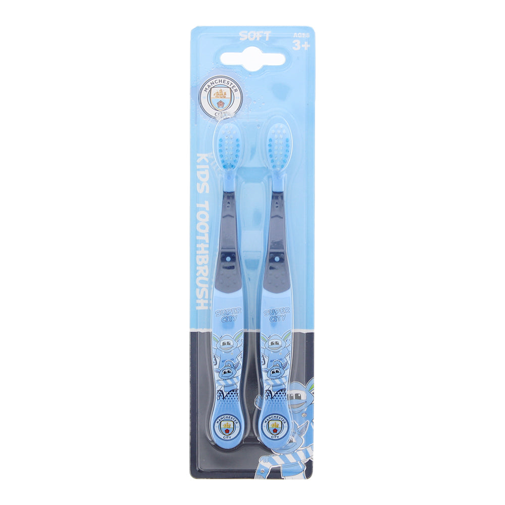 manchester city kids toothbrush 2pcs