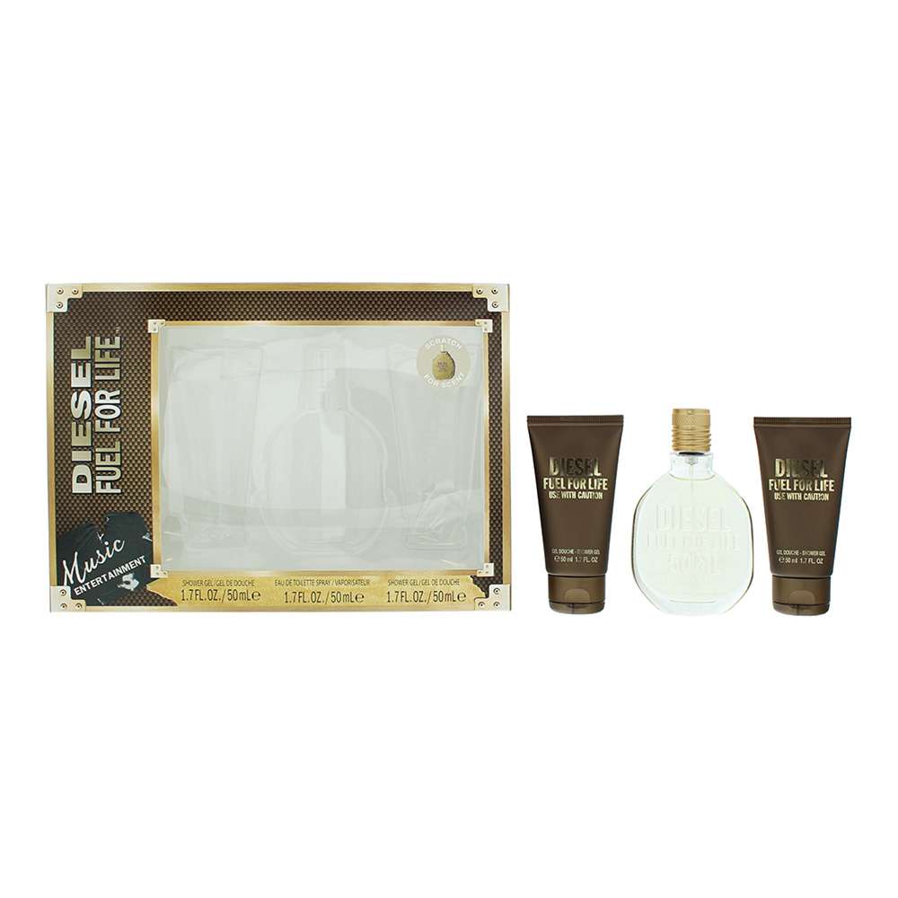 Diesel Fuel For Life 3 Piece Gift Set - 2 X Shower Gel