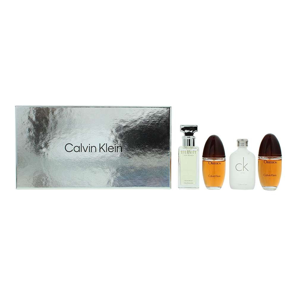 Calvin Klein Women Mini 4 x 15ml (Edp Obsession, Edt CK One, Edp Escape, Edp Eternity)