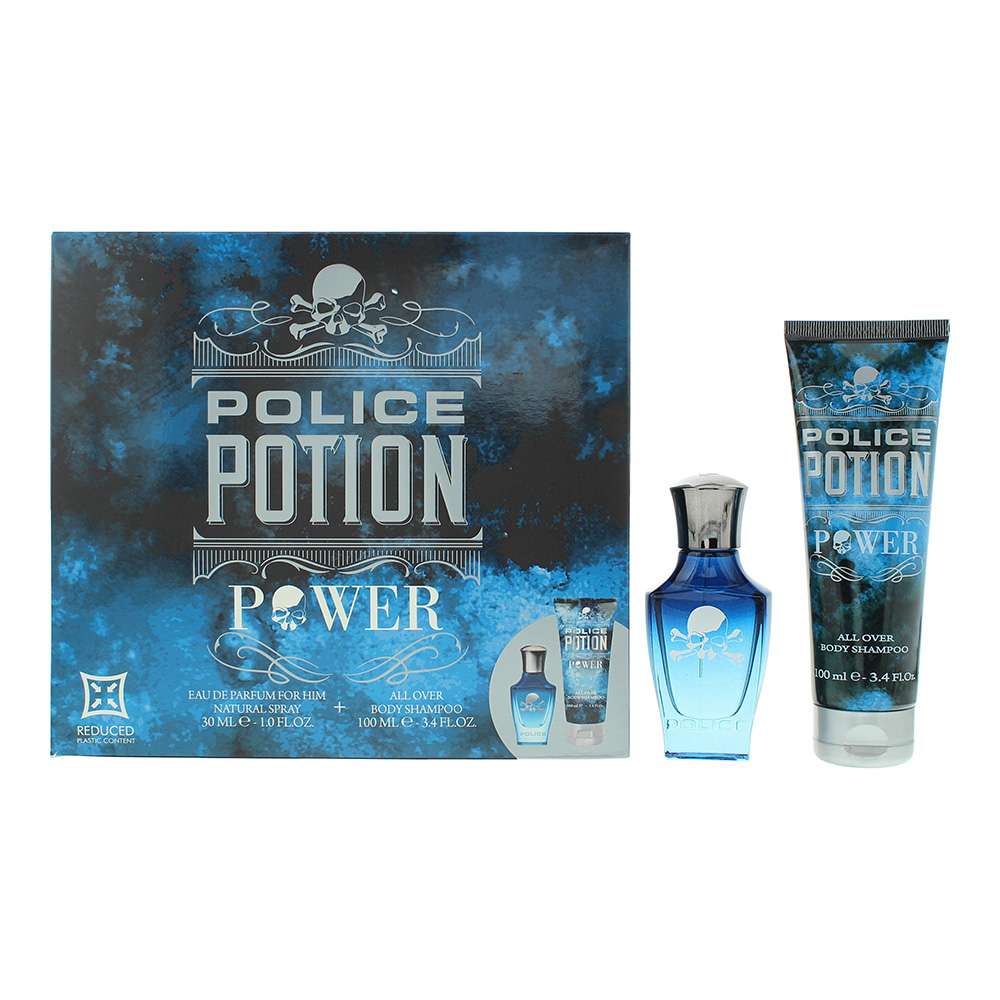 Police Potion Power 2 Piece Eau De Parfum 30ml - Shower Gel 100ml