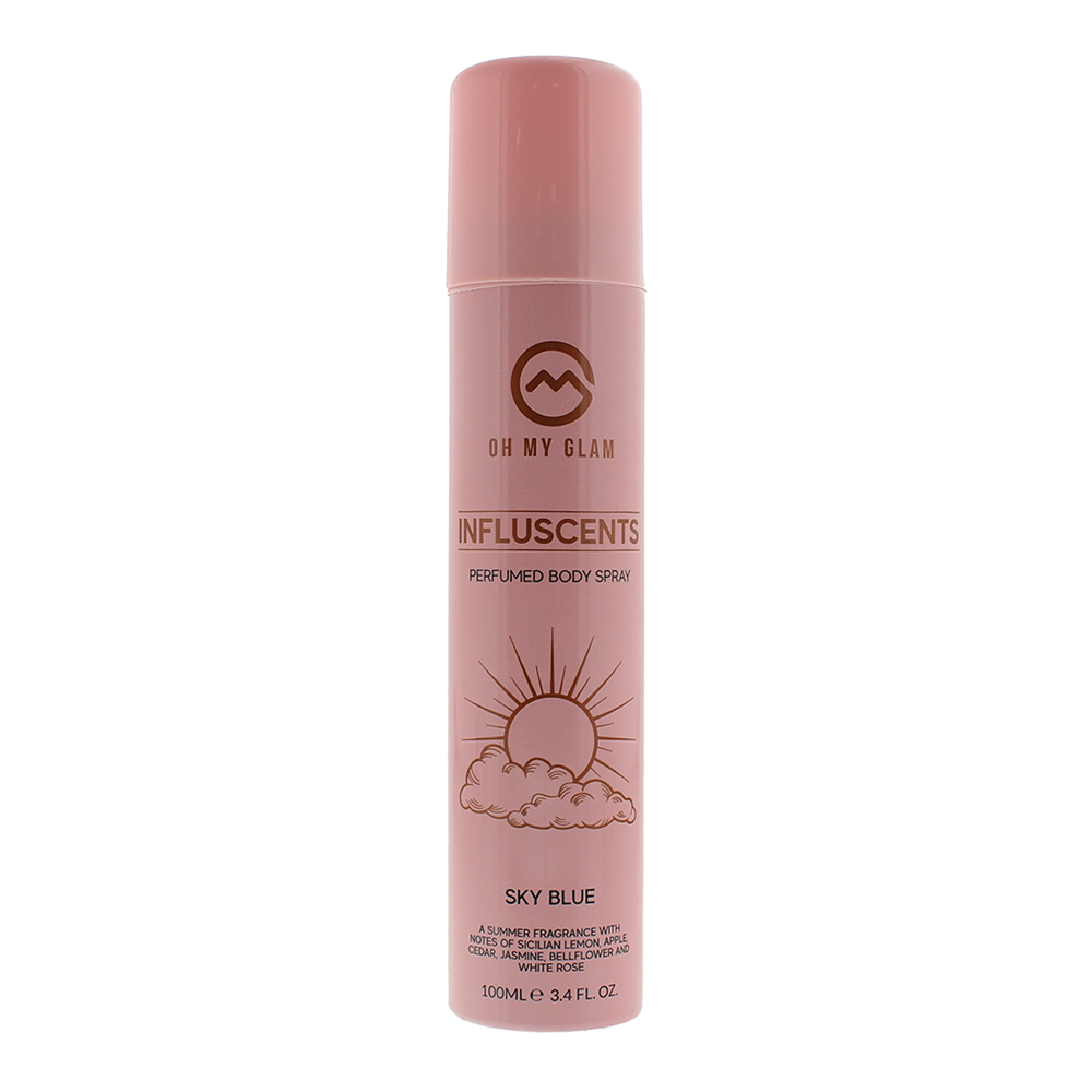 influscents sky blue body spray 100ml
