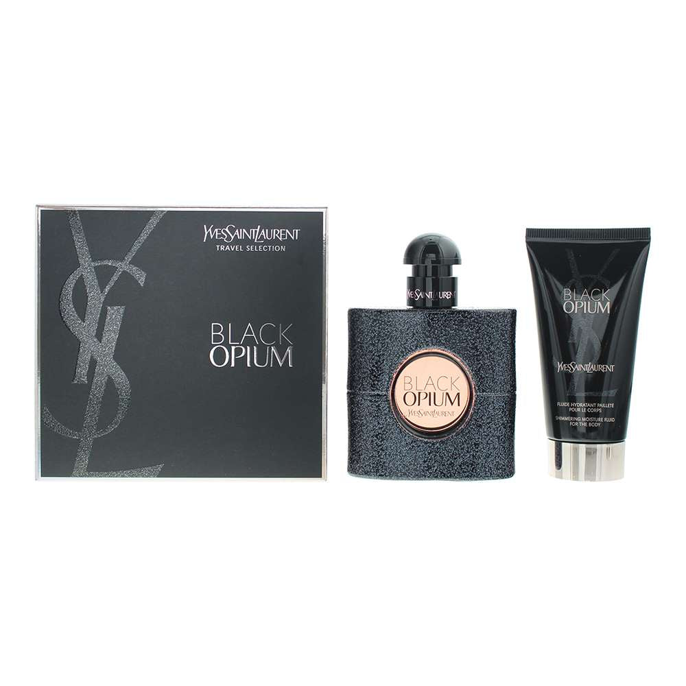 Yves Saint Laurent Black Opium 2 Piece Eau De Parfum 50ml - Body Lotio