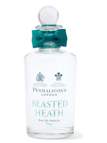 Penhaligon's Blasted Heath 10ml perfume sample for men in a stylish bottle with a teal bow.