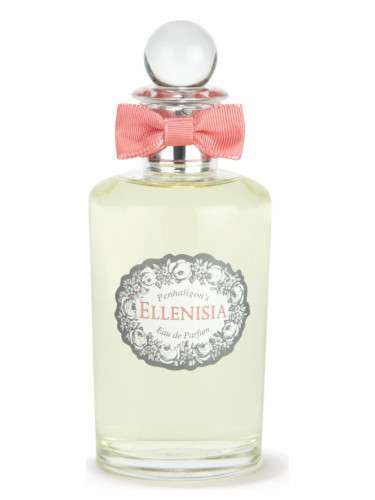 Penhaligon's Ellenisia 10ml perfume subscription bottle featuring a pink bow and floral design.
