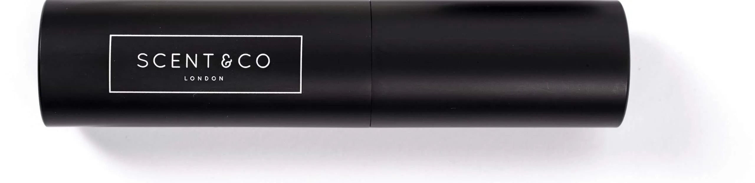 Scent & Co perfume vial case in black, elegant design for storing perfume vials securely.