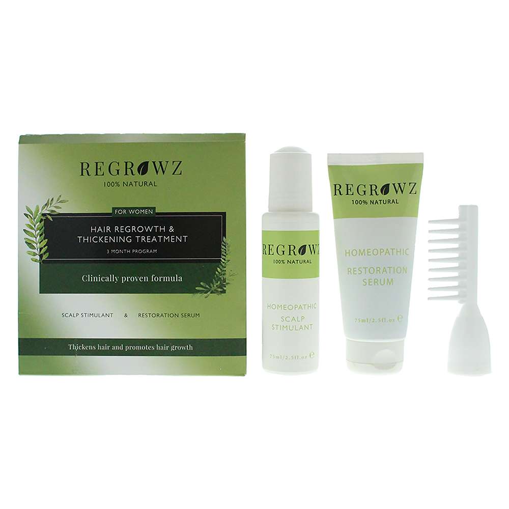 REGROWZ Hair Regrowth  Thickening Treatment Three Month Program For Women