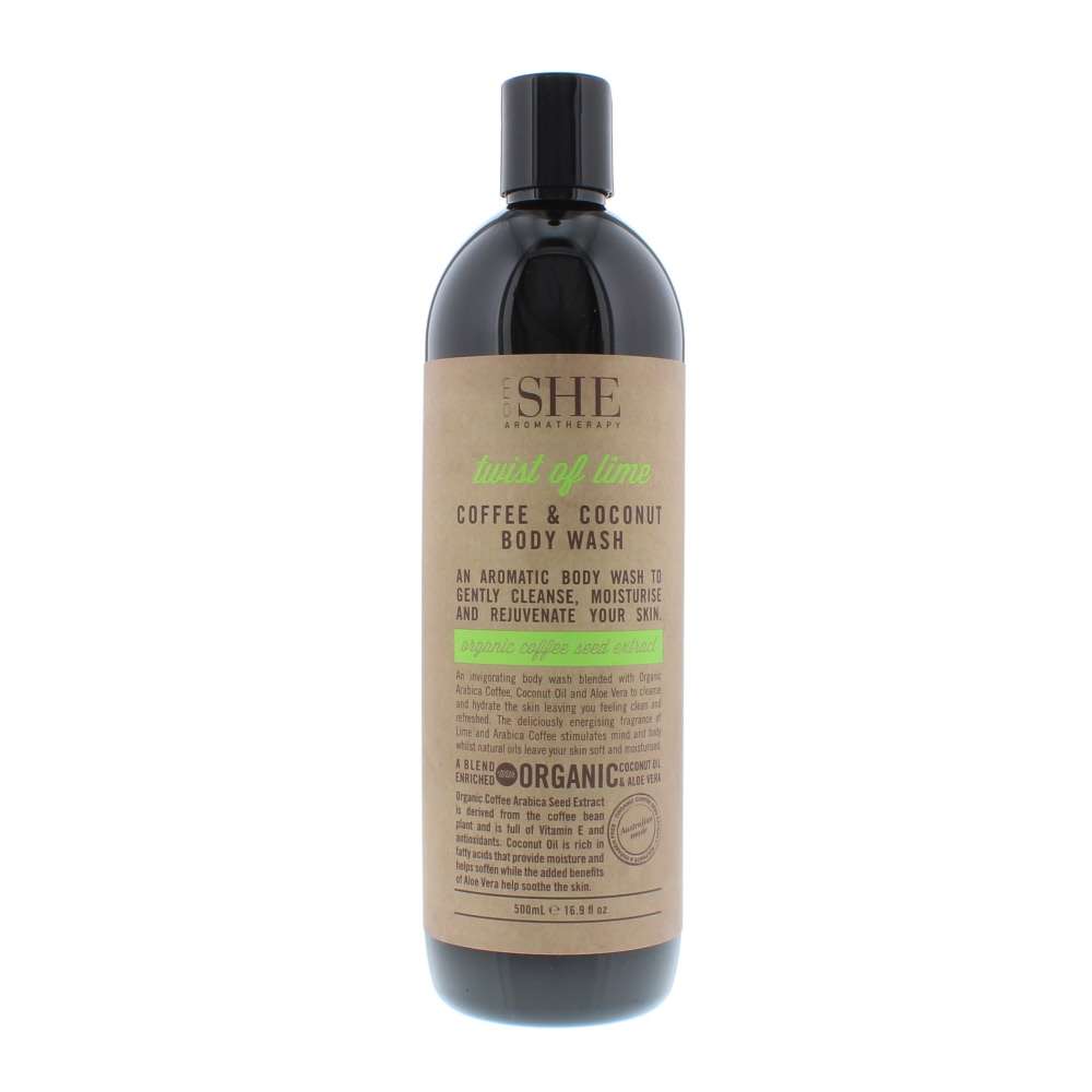 OM SHE Coffee  Coconut Twist Of Lime Body Wash