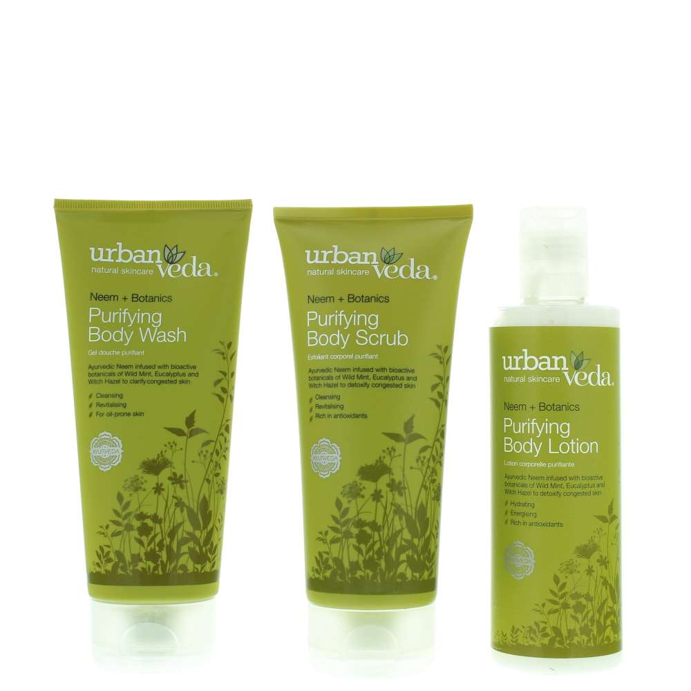 URBAN VEDA Purifying Body Ritual Bodycare Set 3 Pieces