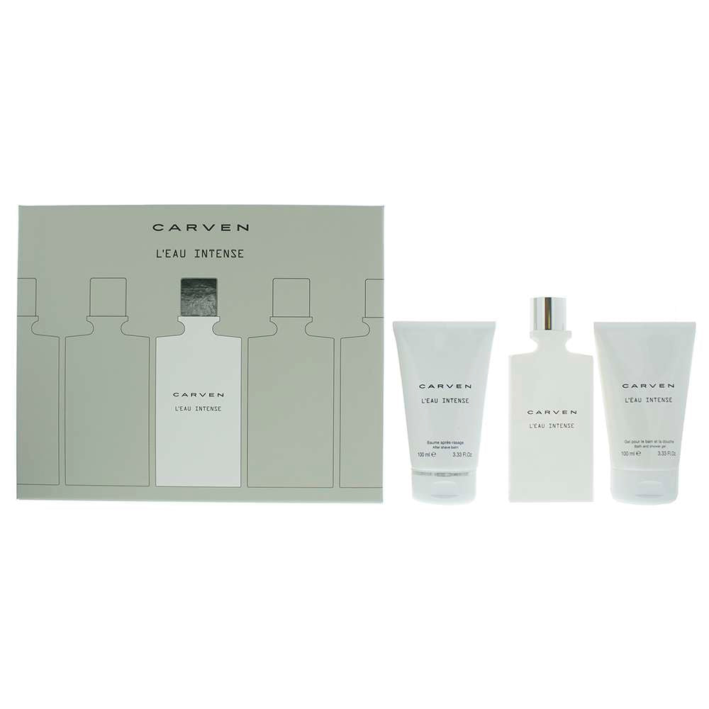 CARVEN L'eau Intense Eau de Toilette 3 Pieces + Aftershave Balm