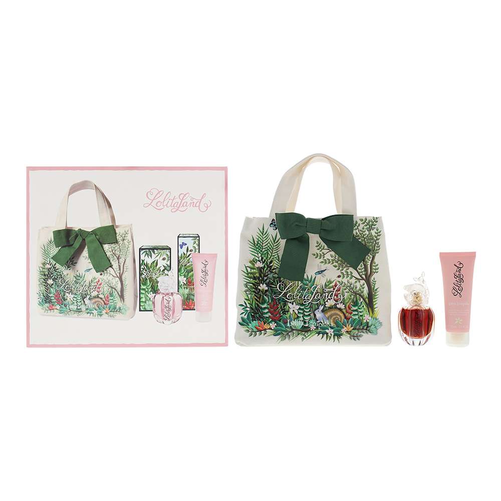 Lolita Lempicka Lolitaland 3 Piece Eau De Parfum 40ML Body Lotion 75ML Bag