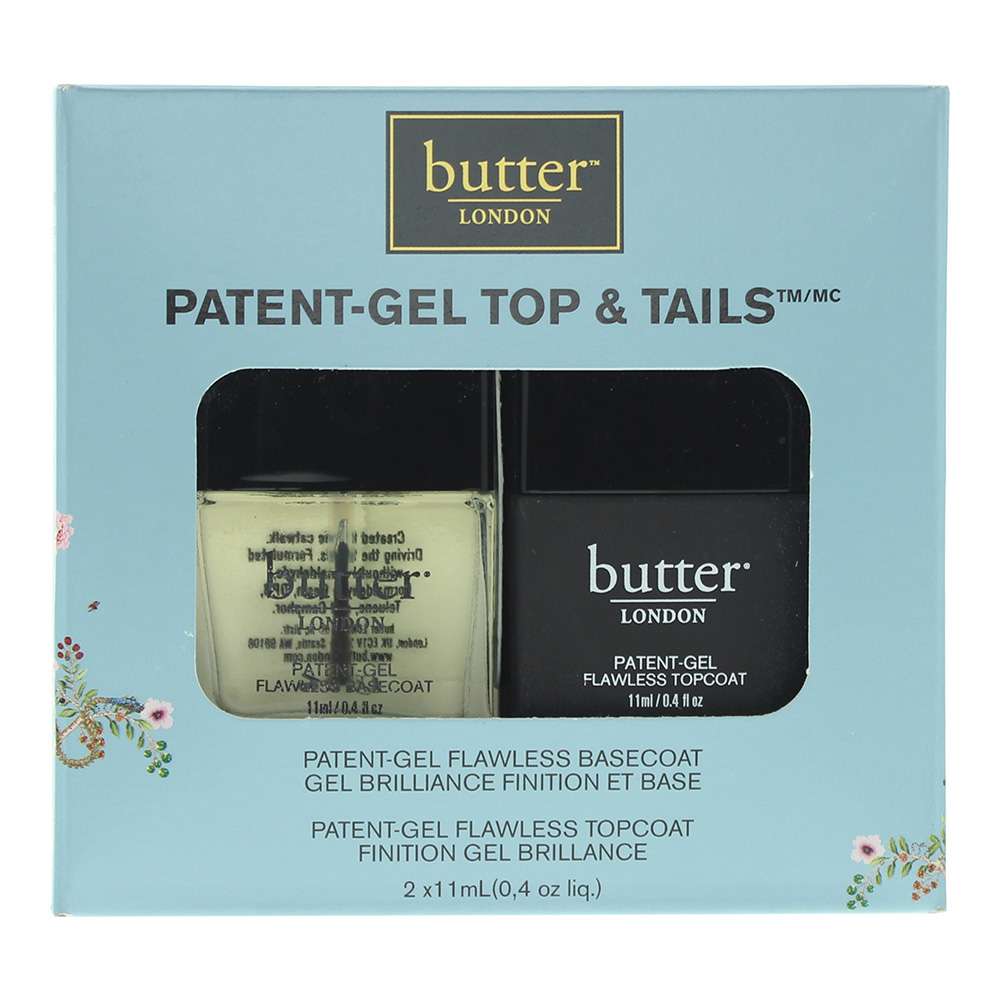 Butter London Patent Gel 2 Piece : Base Coat 11ml - Top Coat 11ml