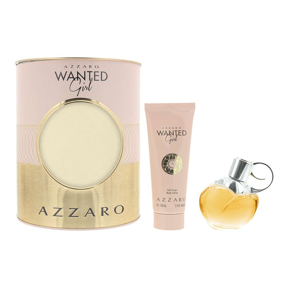 AZZARO Wanted Girl 2 Piece : Eau De Parfum 50ml - Body Lotion 100ml