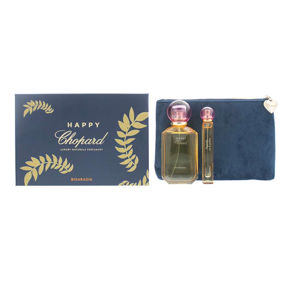 Chopard Happy  Bigardia 3 Piece : Eau De Parfum 100ml - Eau De Parfum 10ml - Pouch