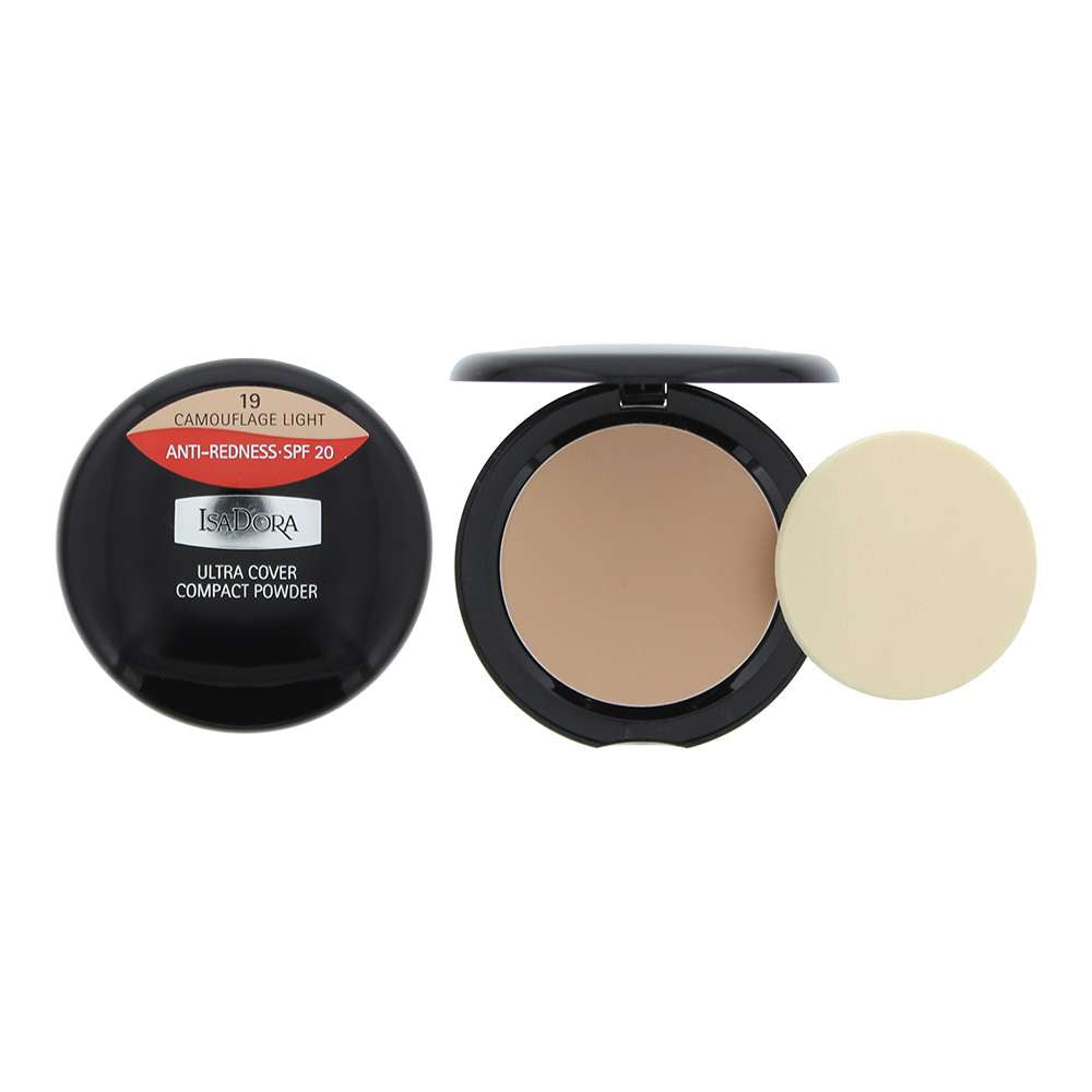 Isadora Ultra Cover Anti-Redness Spf 20 19 Camouflage Light Compact