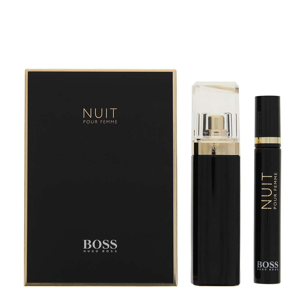 Hugo Boss Nuit Pour Femme 2 Piece : Eau De Parfum 50ml - Eau De Parfum 7.4ml