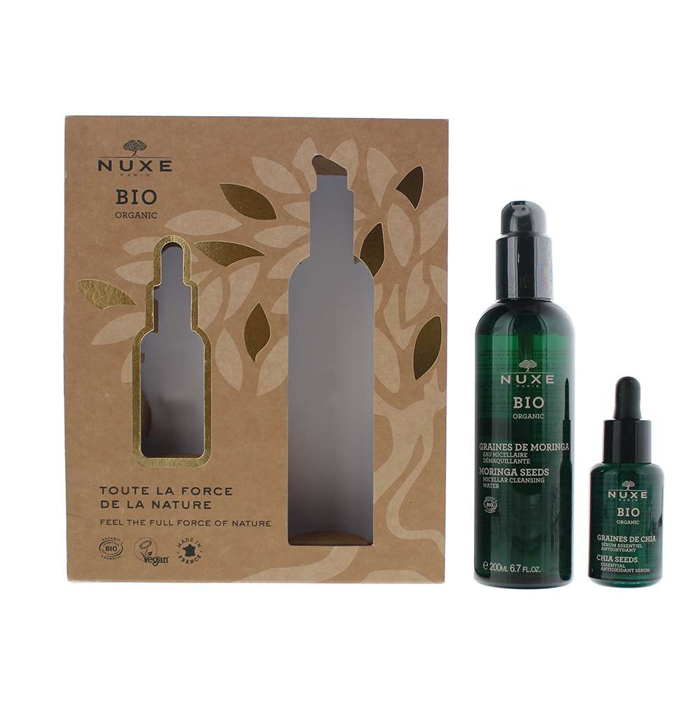 NUXE Bio Organic 2 Piece : Antioxidant Serum 30ml - Micellar Cleansing Water 200ml