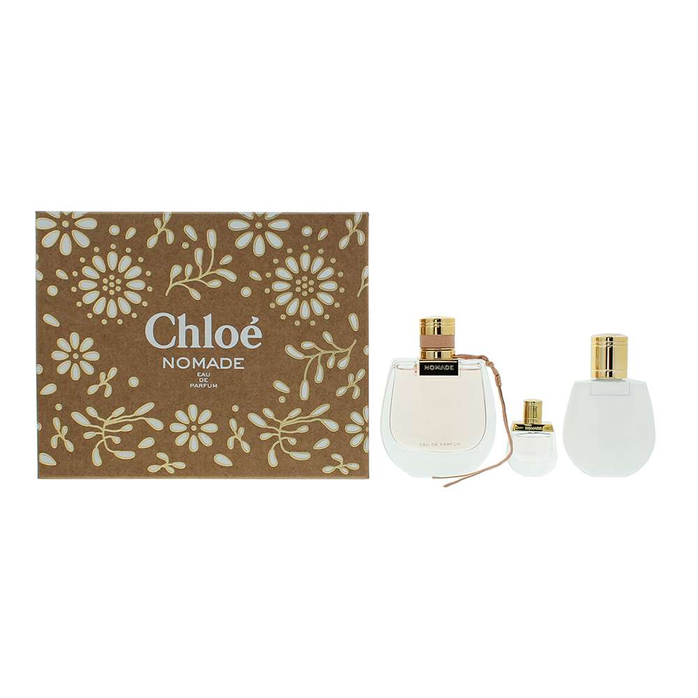 Chloé Nomade 3 Piece : Eau De Parfum 75ml - Body Lotion 100ml - Eau De Parfum 5ml