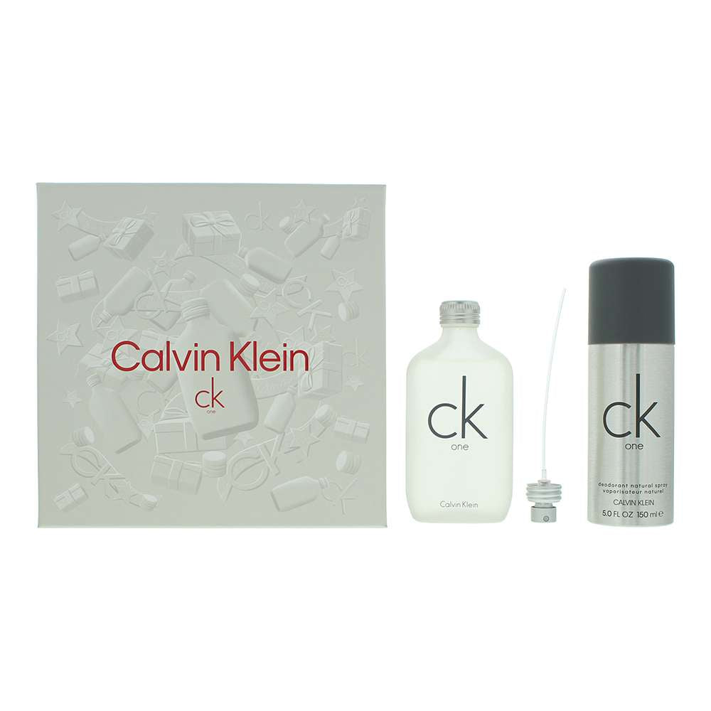 Calvin Klein Ck One 2 Piece : Eau De Toilette 100ml - Deodorant Spray 150ml - Unisex Special Edition