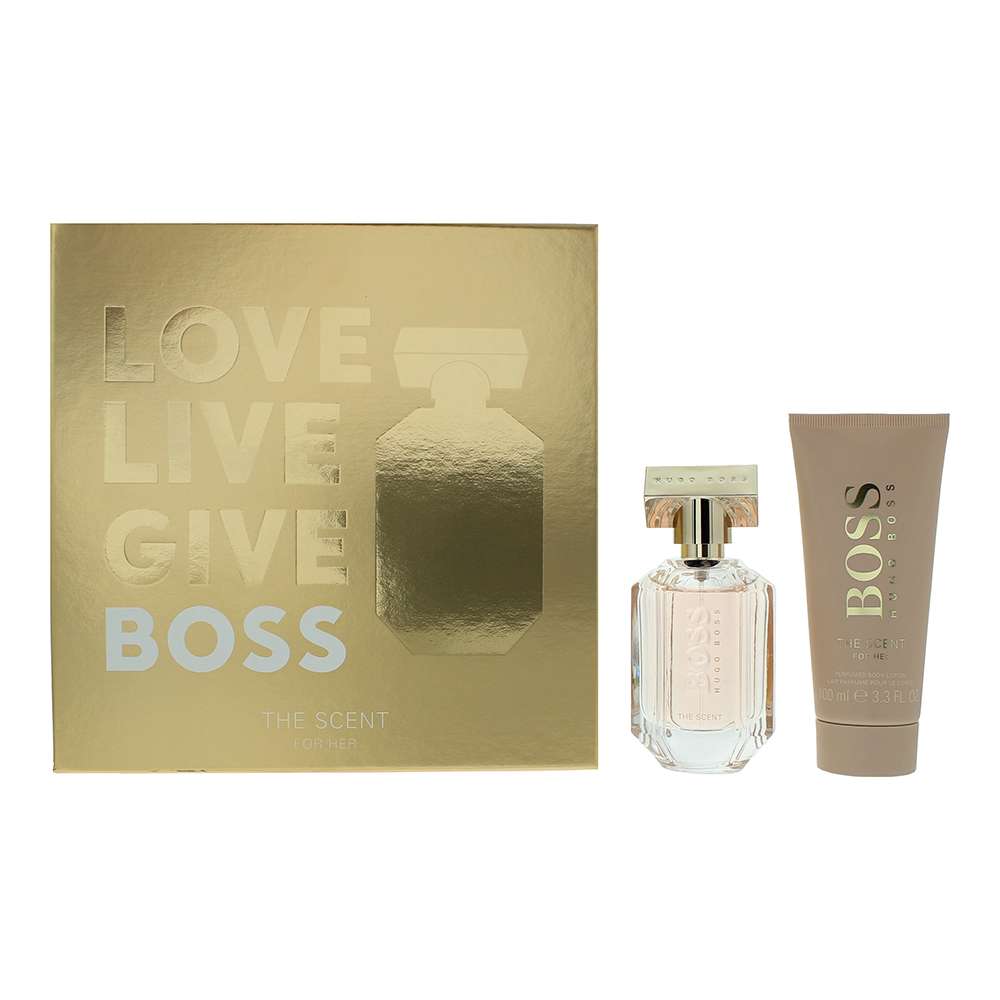 Hugo Boss The Scent For Her 2 Piece : Eau De Parfum 50ml - Body Lotion 100ml