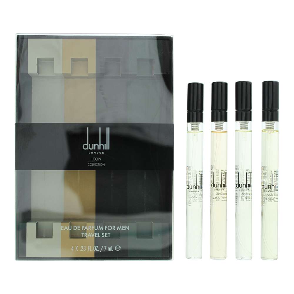 Dunhill Icon 4 Piece : 4 x Eau De Parfum 7ml - Icon - Icon Absolute - Icon Elite - Icon Racing