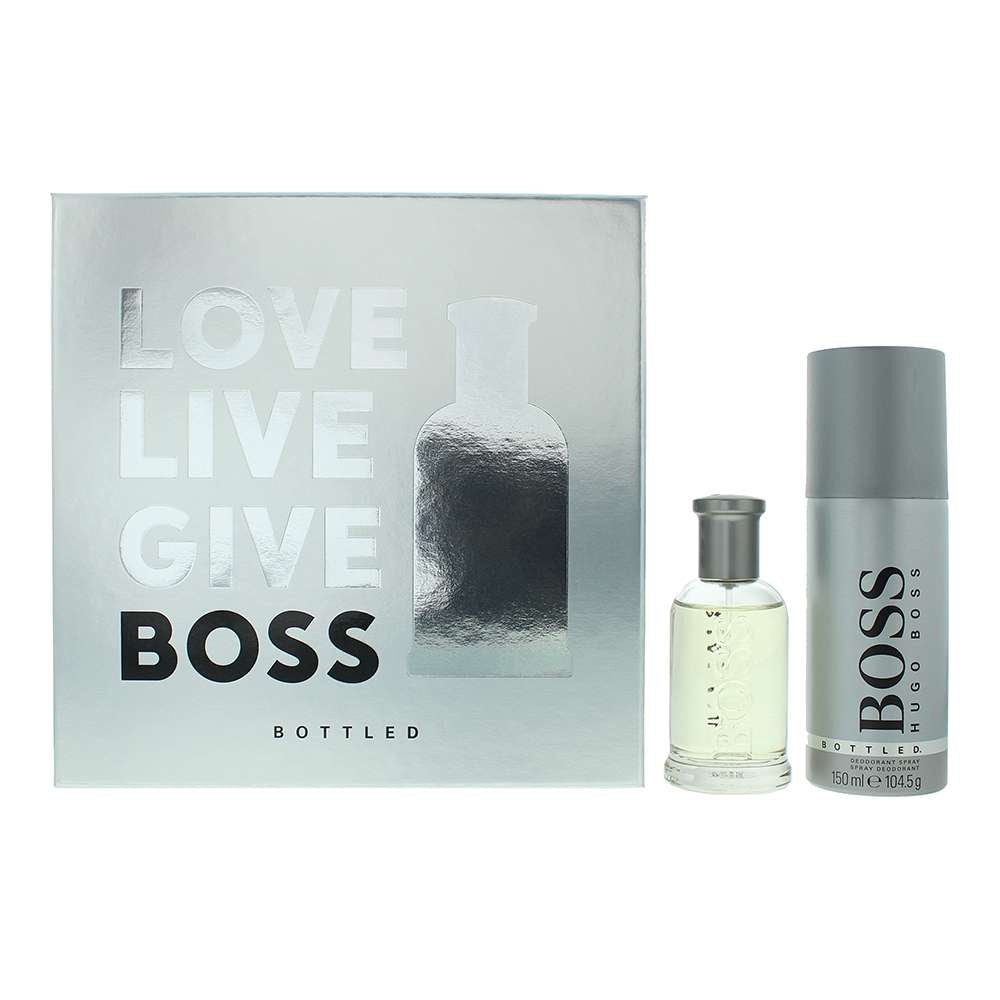 Hugo Boss Bottled 2 Piece : Eau De Toilette 50ml - Deodorant Spray 150ml