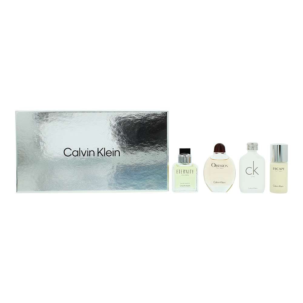 Calvin Klein Men Mini Eau De Toilette  4 X 15ml (Obsession,CK One,Escape,Eternity)