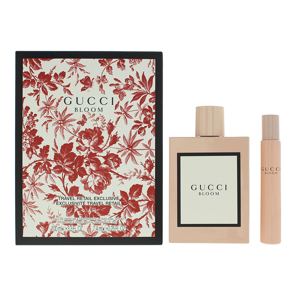 Gucci Bloom 2 Piece : Eau De Parfum 100ml - Rollerball Perfume 7.4ml