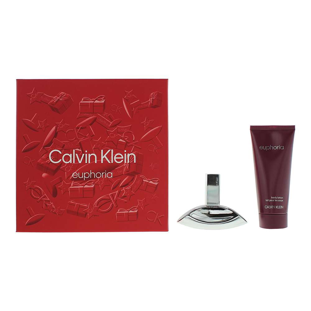 Calvin Klein Euphoria For Women 2 Piece : Eau De Parfum 30ml - Body Lotion 100ml