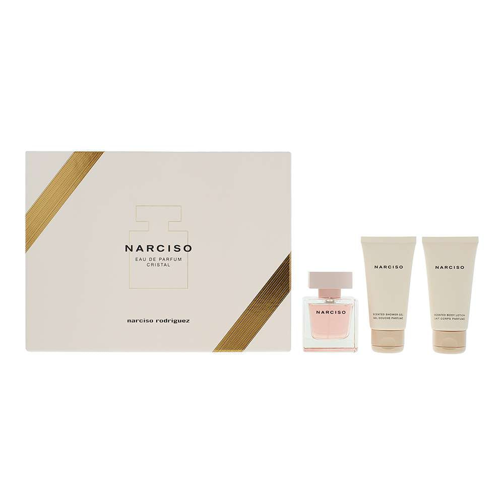 Narciso Rodriguez Cristal 3 Piece : Eau De Parfum 50ml - Shower Gel 50ml - Body Lotion 50ml