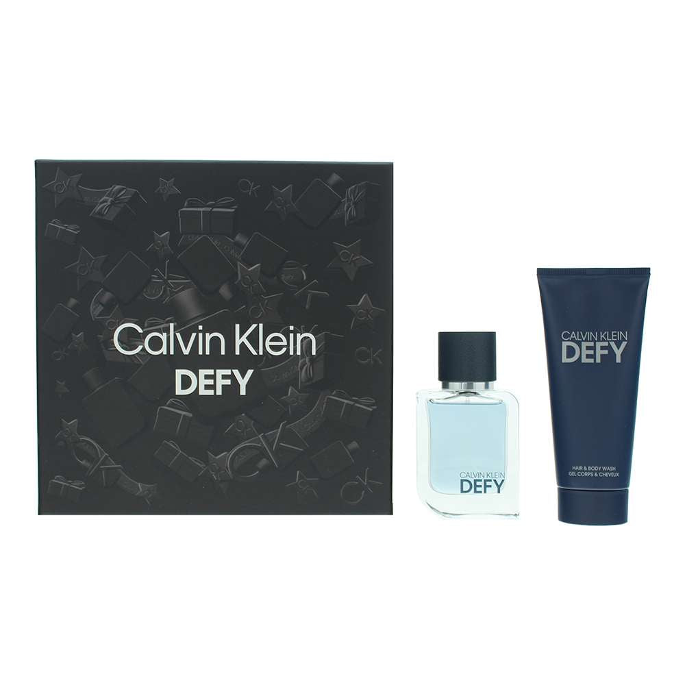 Calvin Klein Defy 2 Piece : Eau De Parfum 50ml - Shower Gel 100ml