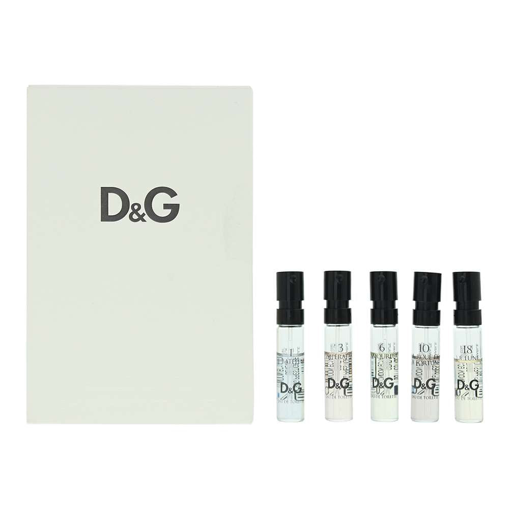 DOLCE &amp; GABBANA The Collection 5 Piece  Eau De Toilette: 1 Le Bateleur 1.5ml - 3 L'impératrice 1.5ml - 6 L'amoureux 1.5ml - 10 La Roue De La F