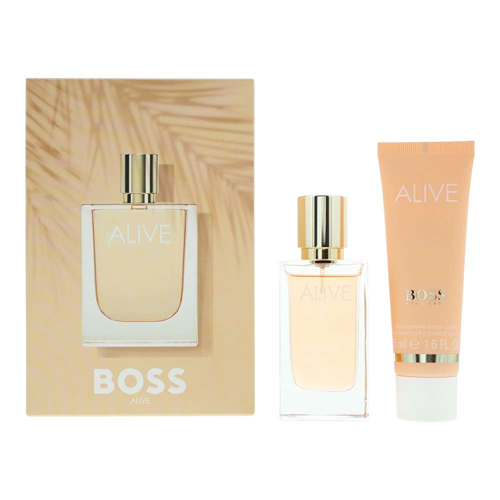 Hugo Boss Alive 2 Piece : Eau De Parfum 30ml - Body Lotion 50ml